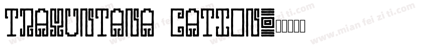 tramuntana cation字体转换